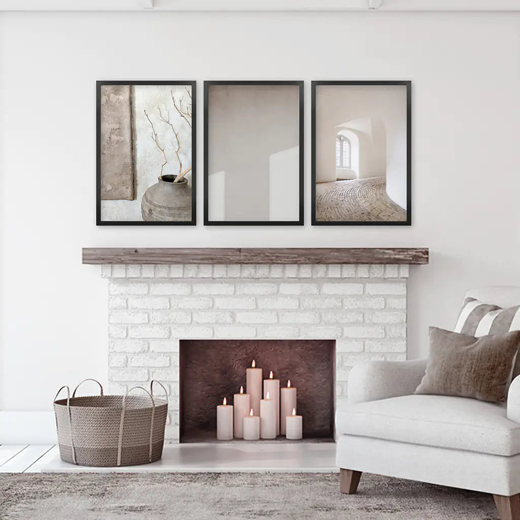 Minimalist Beige Architectural Set — frame and size preview 6