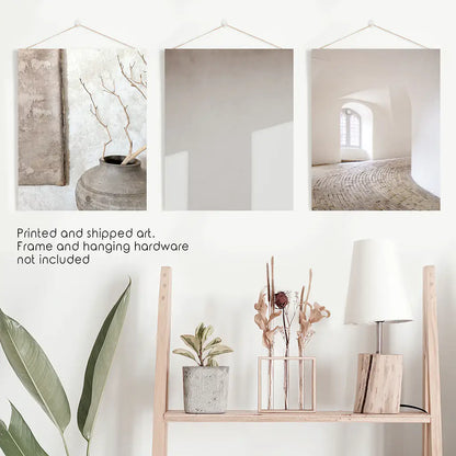 Minimalist Beige Architectural Set — frame and size preview 10