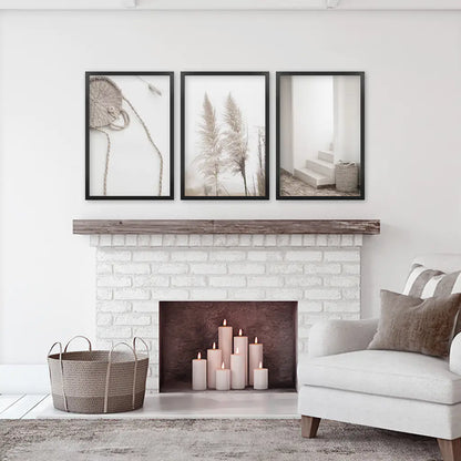 Natural Tones Pampas Grass Set — frame and size preview 5