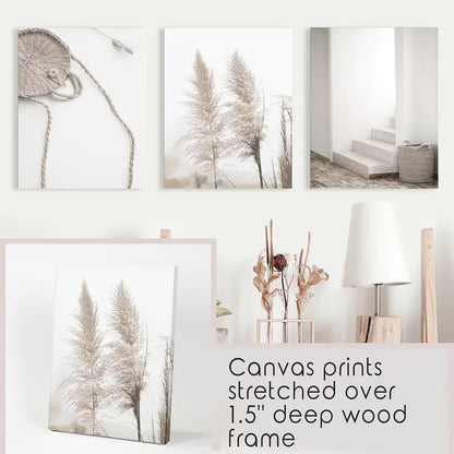 Natural Tones Pampas Grass Set — frame and size preview 9