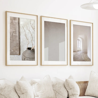 Minimalist Beige Architectural Set — frame and size preview 2