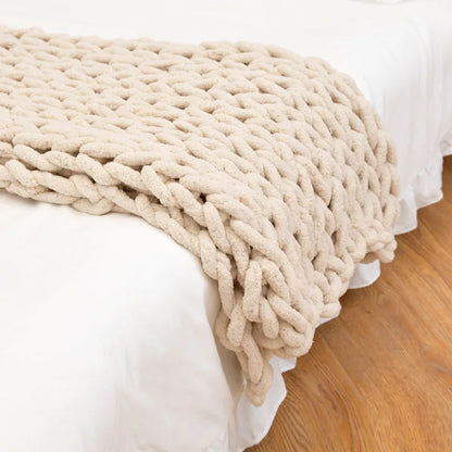 Chenille Knit Throw