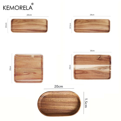 Acacia Wood Trays
