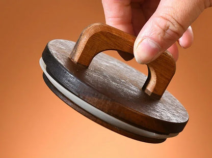 Wood Lid Glas Cannister