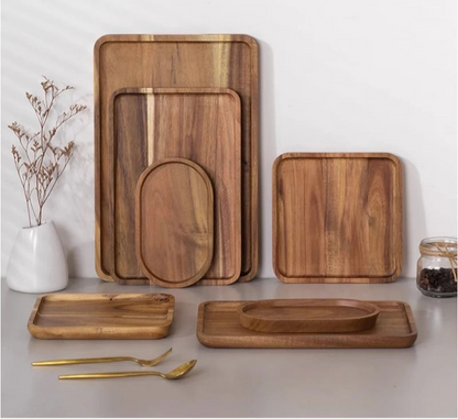 Acacia Wood Trays
