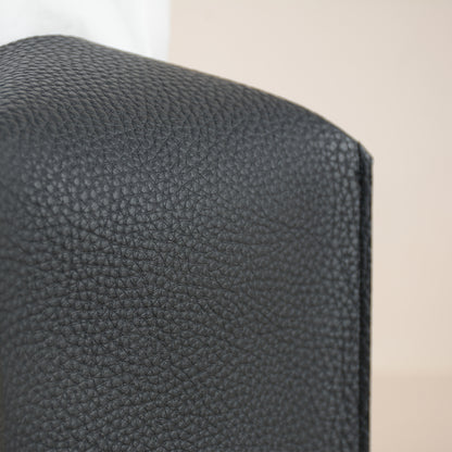 Faux Leather Tissue Box