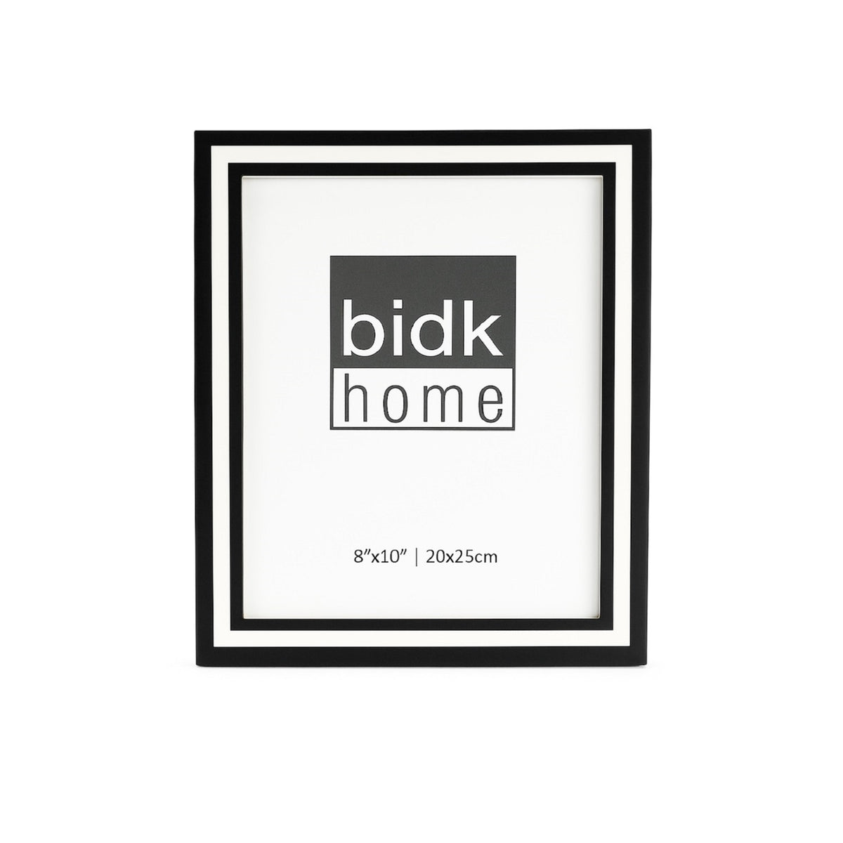 Line Frame, Black & White by BIDKhome — 8 × 10
