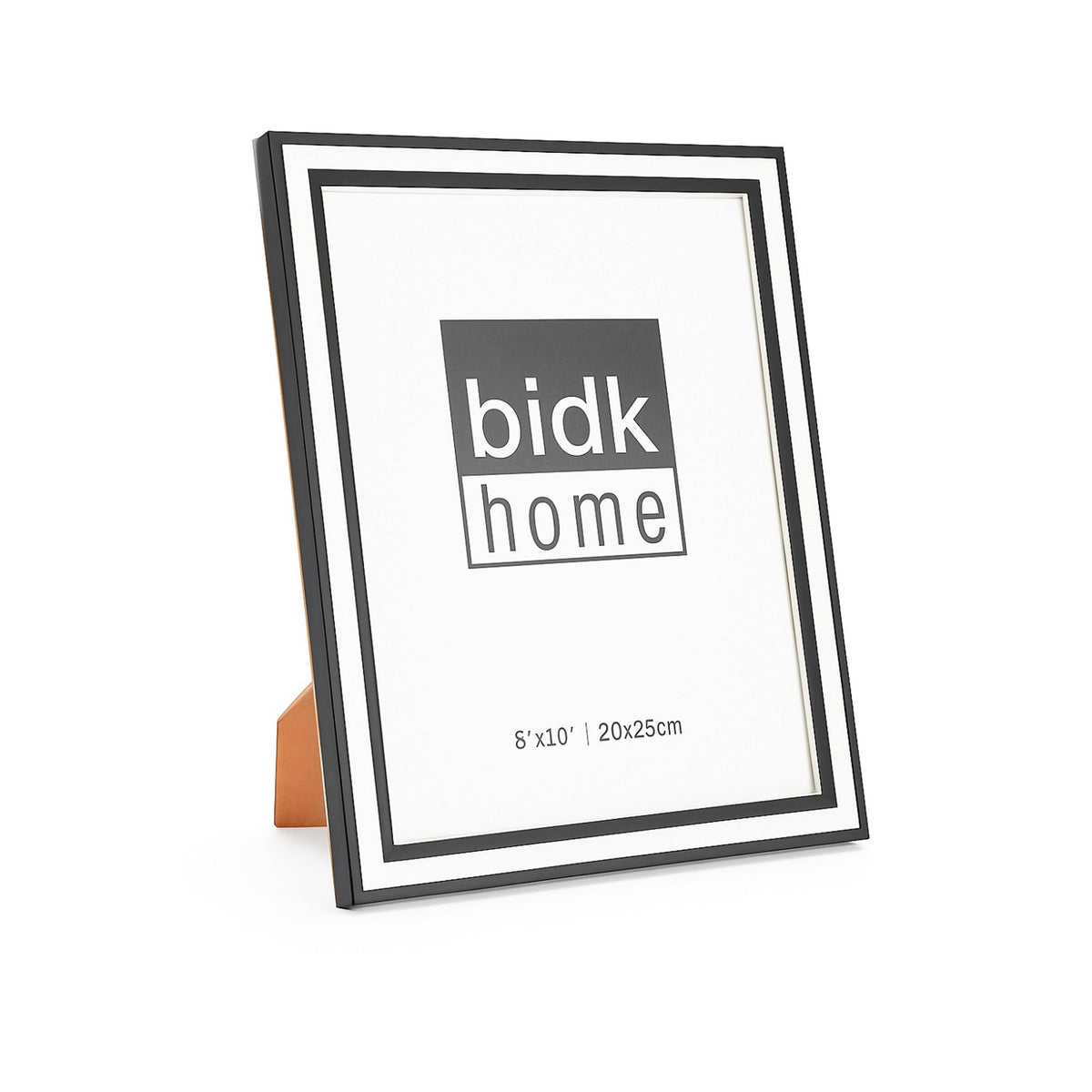 Line Frame, Black & White by BIDKhome — 8 × 10, angle
