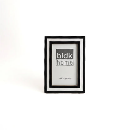 Line Frame, Black & White by BIDKhome — 4 × 6