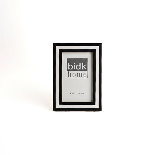 Line Frame, Black & White by BIDKhome — 4 × 6