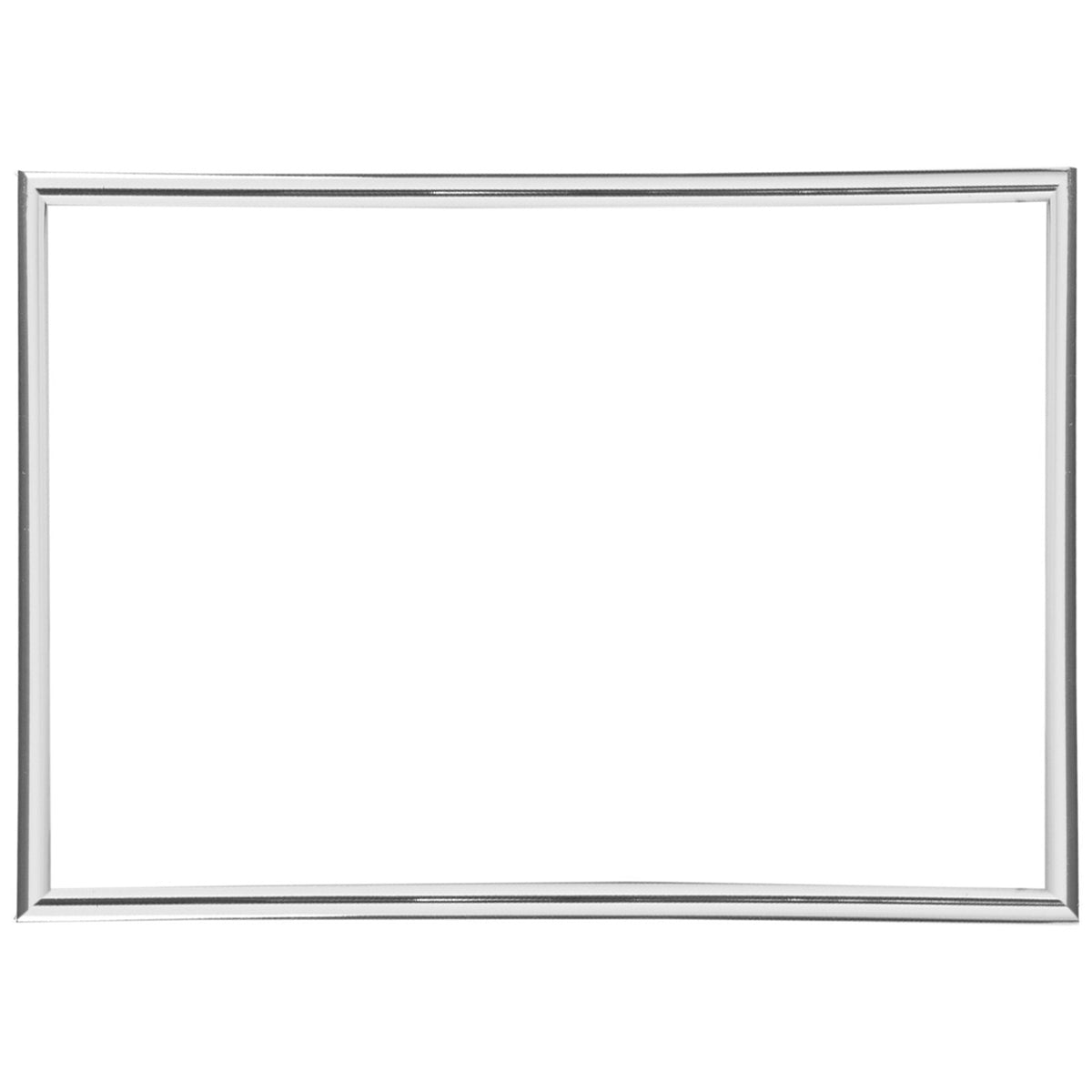 Niko Silver Frame by BIDKhome — 3.5 × 5, empty
