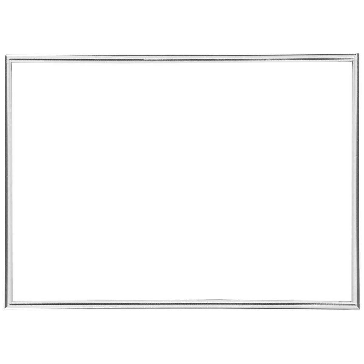 Niko Silver Frame by BIDKhome — 5 × 7, empty