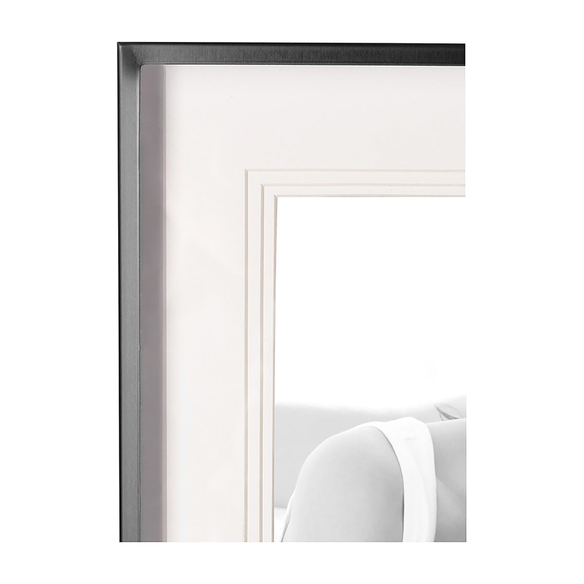 Alexis Black Metal Frame by BIDKhome — corner detail