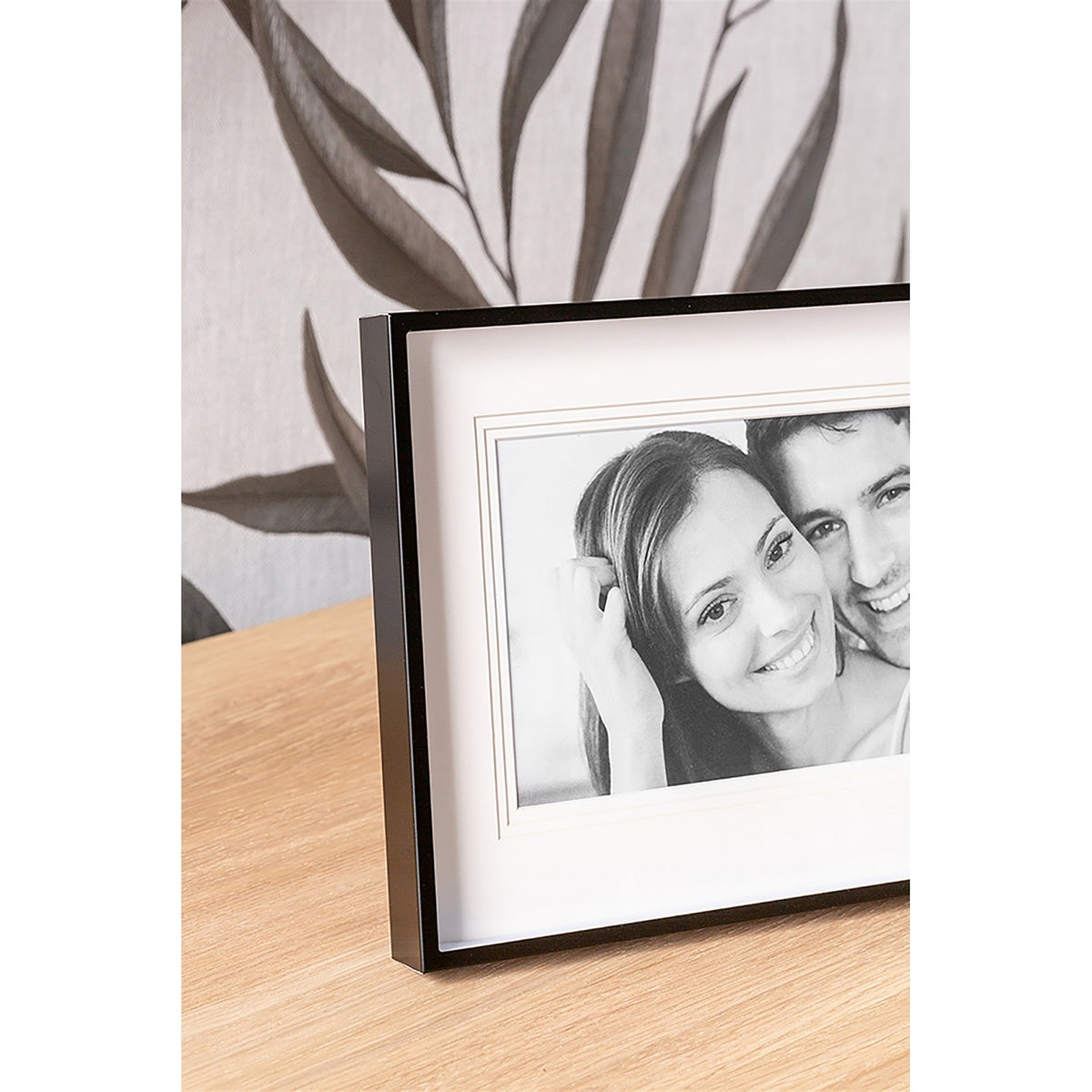 Alexis Black Metal Frame by BIDKhome — on a table