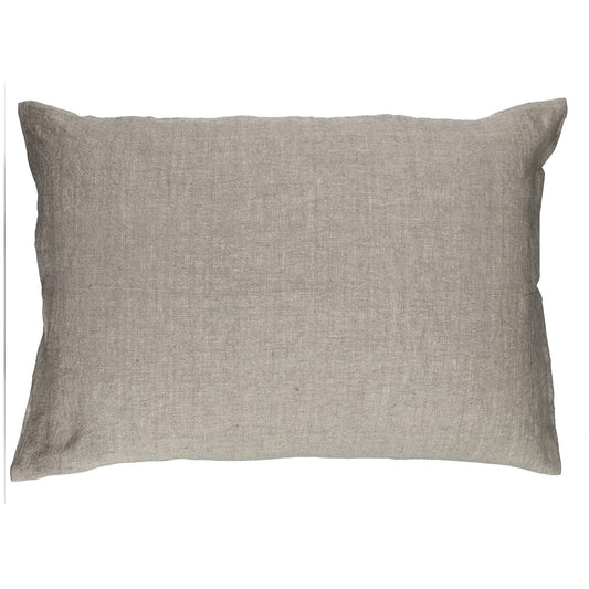 Alpha Basics Linen Lumbar Pillow — Natural by Pomax