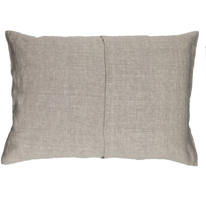 Alpha Basics Linen Lumbar Pillow — Natural by Pomax