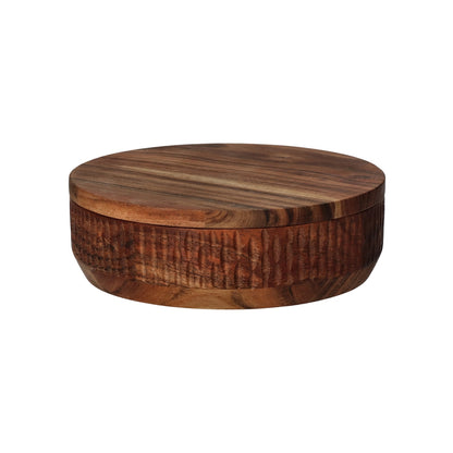 Hommage Carved Acacia Bowl — Large by Pomax