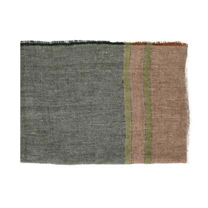 Brunello Striped Linen Throw by Pomax