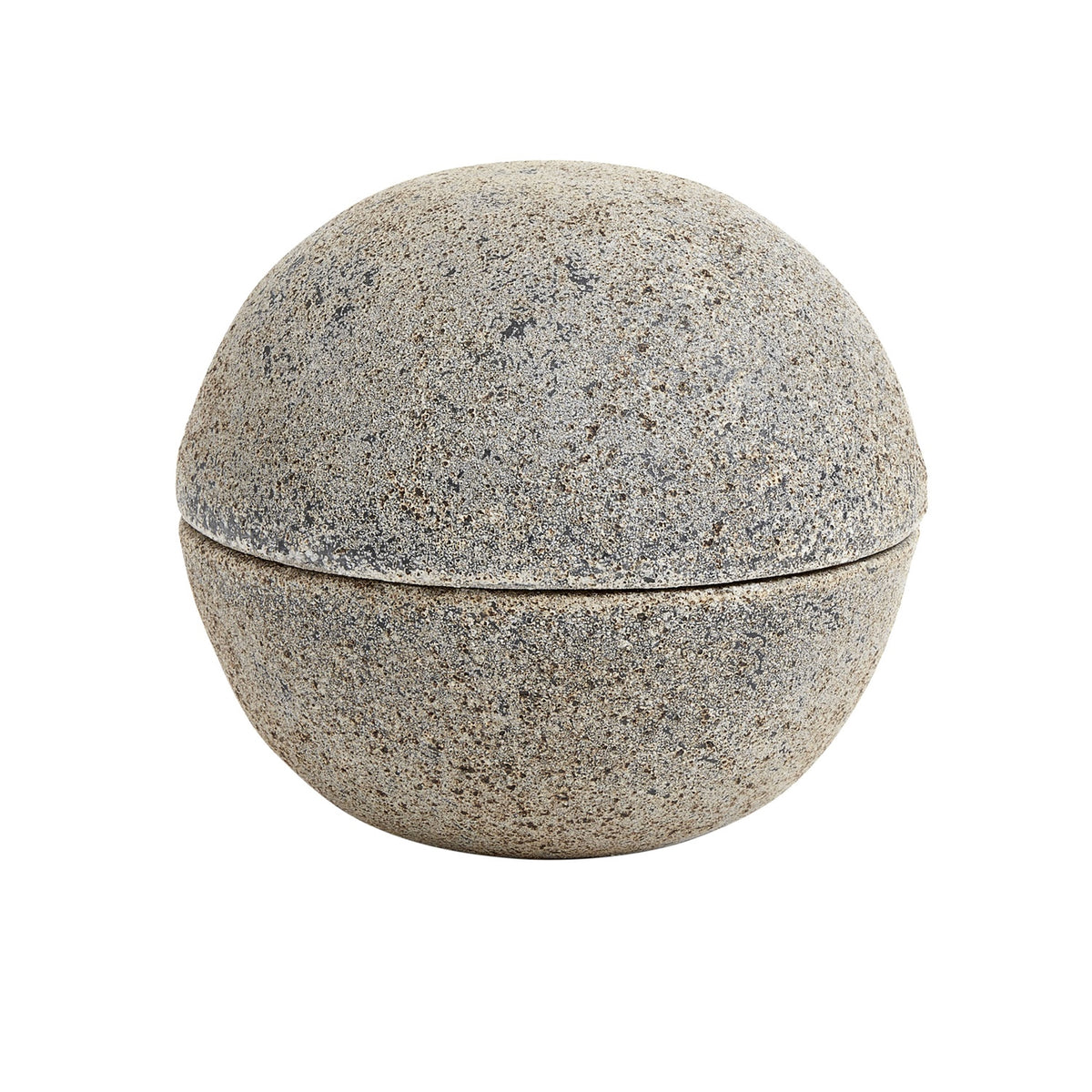 Stain Lidded Terracotta Jar by Muubs