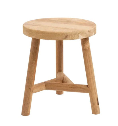 Benji Teak Stool — Natural by Muubs