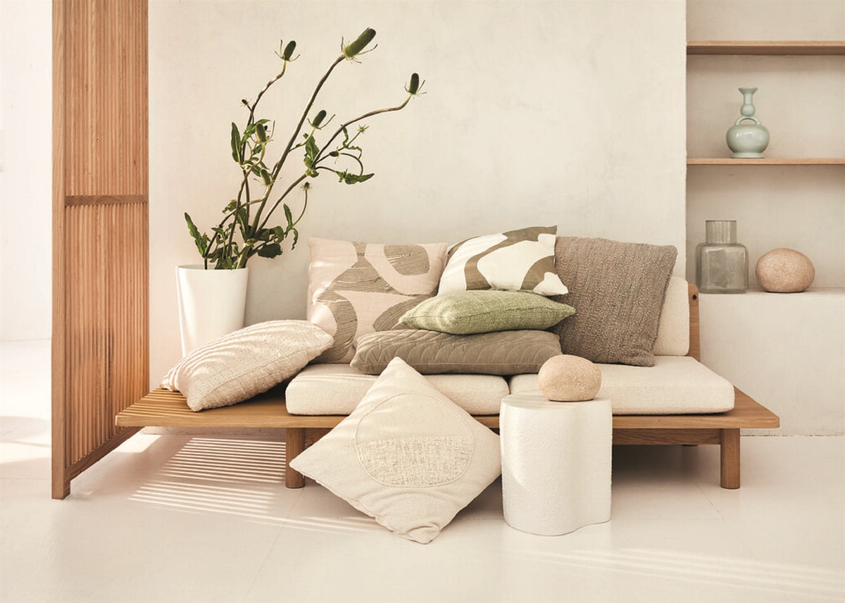 Kazuki Woven Circle Pillow by Urban Nature Culture