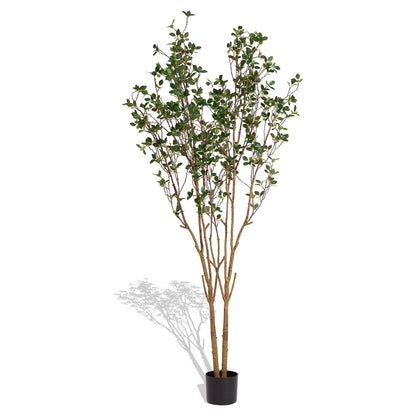 5.2FT Artificial Tree Graceful Evergreen Faux Plant