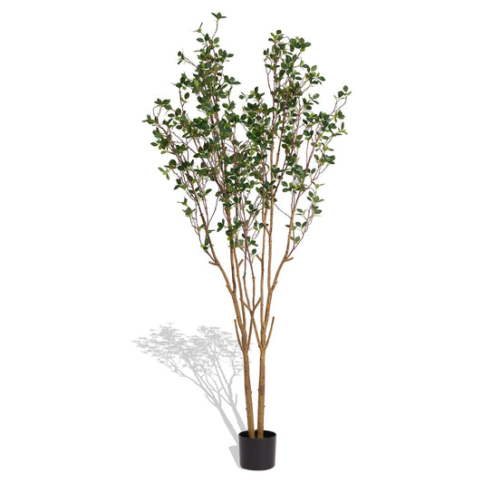 5.2FT Artificial Tree Graceful Evergreen Faux Plant