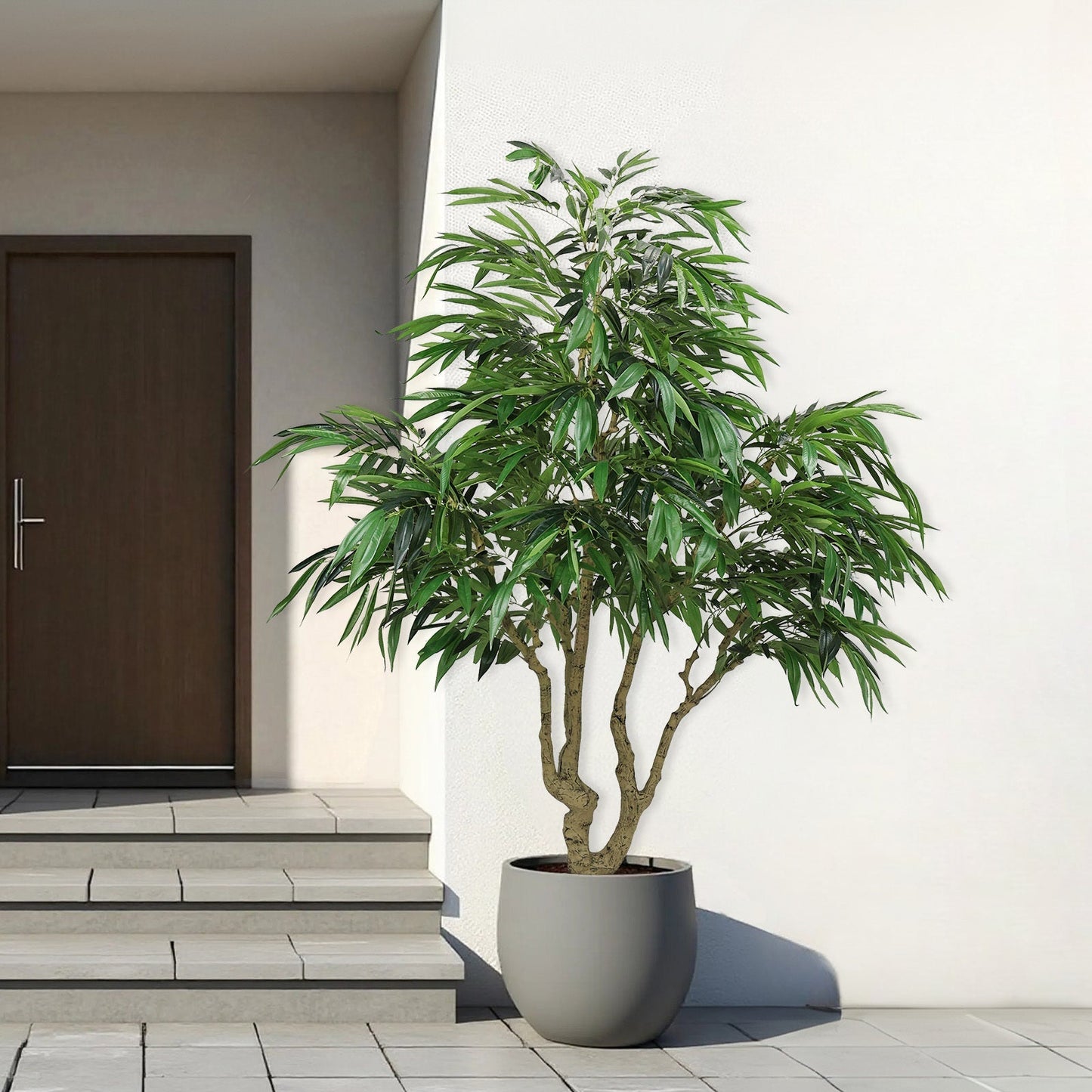 7FT Artificial Willow Tree Indoor Faux Greenery Plant