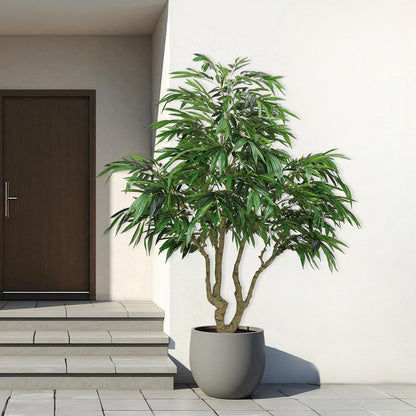 7FT Artificial Willow Tree Indoor Faux Greenery Plant