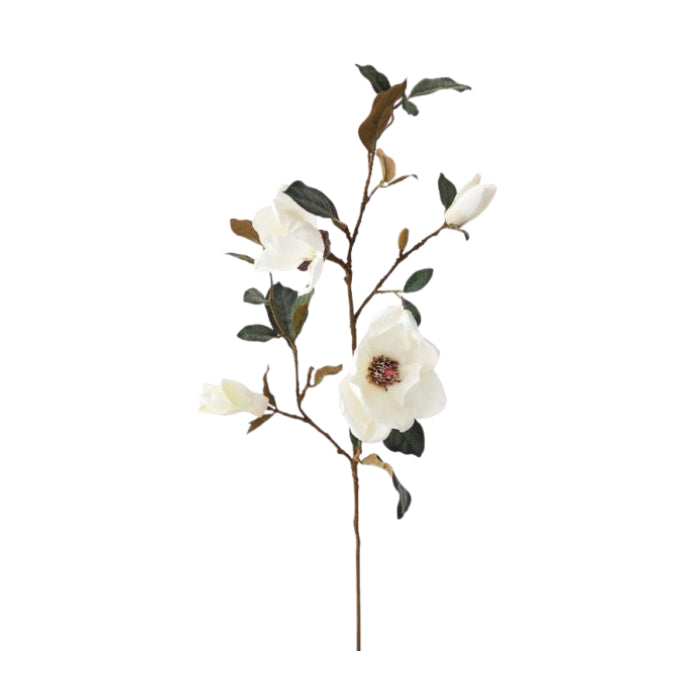 Magnolia Faux Flower Branch