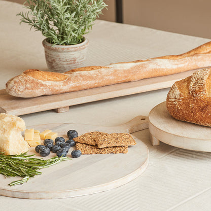 Charlotte Wood Round Serving Board